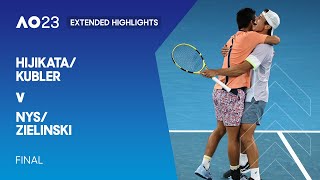 HijikataKubler v NysZielinski Extended Highlights  Australian Open 2023 Final [upl. by Mcfadden]