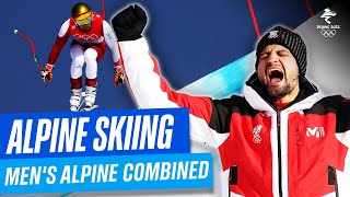 Alpine Skiing  Mens Alpine Combined  Full Replay  Beijing2022 [upl. by Meesaw]