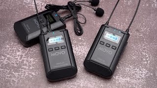 Budget Dual Wireless Mic  The 199 Movo WMX20 Duo Review [upl. by Atterehs]