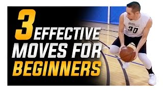 3 Crazy Effective Basketball Moves For Beginners [upl. by Araht]