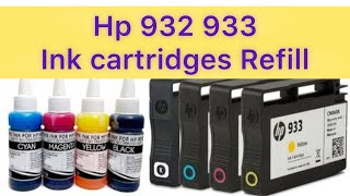 Hp officejet 7612 ink 932 933 cartridges refill ink 932xl 933xl 950xl 951 963 964 955 932xl 933xl [upl. by Levitus]