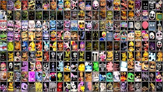 Ultra Custom Night Es INCREIBLE  De 200 ANIMATRONICOS a la VEZ  FNAF Game  20020 TODOS AL MAX [upl. by Farnham803]