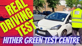 Hither Green practical driving test routesReal driving Test videoLearner FAIL His test Roundabout [upl. by Atikahs]