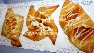 Recette de brioche maison facile et moelleuseBrioches with Peach Halves [upl. by Ragse]