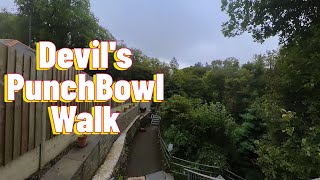 The Devils Punchbowl Walk insta360 midwales walking [upl. by Estas]