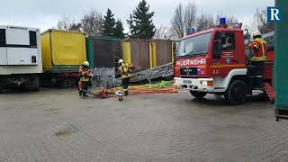 Brand in HochdorfAssenheim unter Kontrolle [upl. by Dhiren]