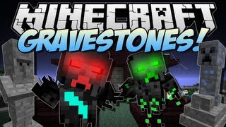 Minecraft  GRAVESTONES Wither Catacombs  Mod Showcase 162 [upl. by Assener446]