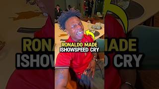 IShowSpeed Cried Like a Baby 🥺😭  Must Watch 🔥  shorts ronaldo [upl. by Aikrehs354]