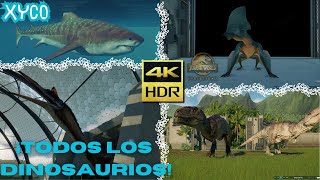 TODAS LAS 122 ESPECIES ACUATICAS TERRESTRES Y AEREAS CON POBLACION EN JWE2  XYCO ON YT 4KUHD [upl. by Idel]