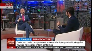 Periodontite em Portugal  Dr Hugo Madeira  SIC Notícias [upl. by Anemij784]