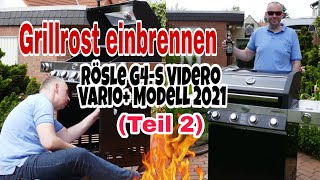 Unboxing amp Aufbau Rösle Gasgrill BBQStation Videro G4S VARIO schwarz  Modell 2021  Gasgrill [upl. by Silin]