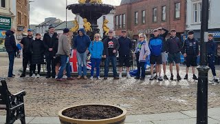 a tale of 2 protests stop the far LEFT protest in dumfries LEFTIES COUNTER PROTEST ❌️ protest [upl. by Sivie]