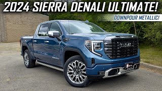 2024 GMC Sierra 1500 Denali Ultimate  Downpour Metallic Paint [upl. by Jann100]