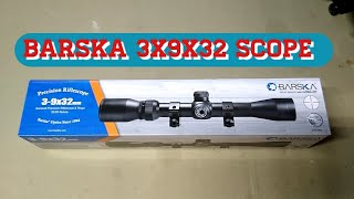 Barska 3x9x32 scope unboxing going to use for a budget rifle [upl. by Gurango]