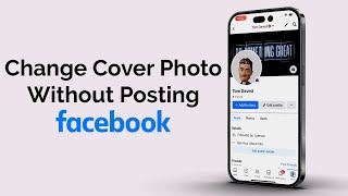 How To Change Cover Photo On Facebook Without Posting [upl. by Sible]