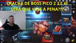 MIR4  CONSIGA MUITO RECURSO MATANDO BOSS DE CRACHA DO PICO SECRETO [upl. by Dwain]