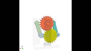 Reductor With Gears Of Equal Number Of Teeth 1 [upl. by Ydnarb27]