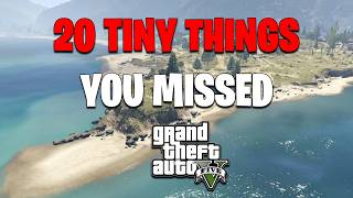 20 Tiny Details You Never Noticed in GTA 5 [upl. by Aronek]