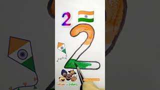 Easy tiranga 2 jana gana mana india youtubeshorts trending drawing viral popular [upl. by Yodlem]