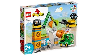 Lego Duplo Construction Site 10990 – Unboxing and playing [upl. by Roderic]