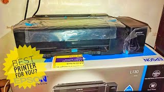 EPSON L130 SUBLIMATION PRINTER FULL REVIEW BEST FOR BUSINESS [upl. by Nyrroc278]