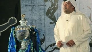 وليد الفراج في حفل الفتح بطل الدوري السعودي 2013 [upl. by Ayetal]