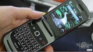 BlackBerry Style 9670 Unboxing and First Look [upl. by Veejar]