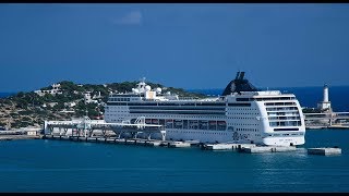 MSC OPERA  Mittelmeer Kreuzfahrt Ibiza Mallorca [upl. by Hamford]