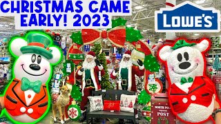 Christmas Came Early At Lowes 2023  Inflatables Lights Disney And More [upl. by Nicodemus]