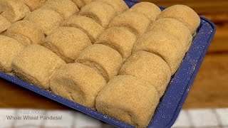 WHOLE WHEAT PANDESAL  Wheat Flour Pandesal Recipe [upl. by Beitris422]