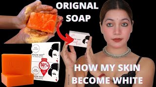 I Used Kojic Acid For A MONTH  Kojie San Review ORIGNAL KOJIE SAN SOAP Skin Lightening Treatment [upl. by Eirahs]