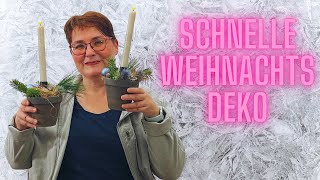 Schnelle Weihnachtsdeko selber machen  DekoTipp fürs Büro [upl. by Oakes89]