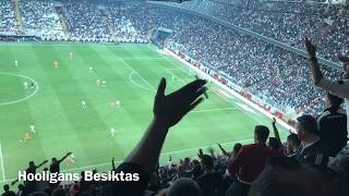 BEŞİKTAŞ  Başakşehir Tribün Özeti  Yönetime Protesto  Kapalı Üst Orta [upl. by Novar]