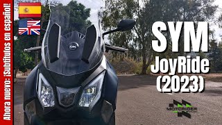 SYM Joyride 300 2023  Test Ride Review Walkaround 0 to 100 kph  VLOG 388 [upl. by Ahsiele]