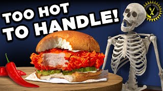 Food Theory I Found the SPICIEST Fast Food Chicken Sandwich [upl. by Akinad]