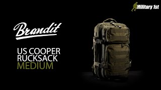 Brandit US Cooper Rucksack Medium [upl. by Emearg]