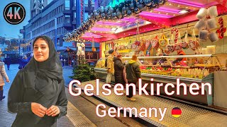 Gelsenkirchen City Germany Walking tour in Gelsenkirchen NRW 4k HDR 60fps [upl. by Roze]