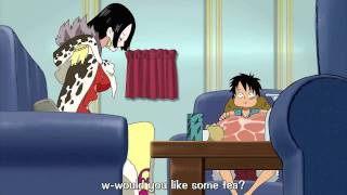 One Piece  Boa Hancock finds out about Nami and Robin 720p [upl. by Downes432]