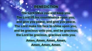 The Lord Bless You And Keep You with Sevenfold Amen [upl. by Eleira466]