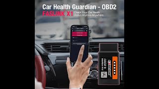 FASLINK X1 Bluetooth OBD2 Scanner for iPhone amp Android [upl. by Adali]