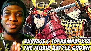 THE MUSIC BATTLE GODS RUSTAGE  SHOGUN ft TOPHAMHATKYO REACTION [upl. by Seeto907]