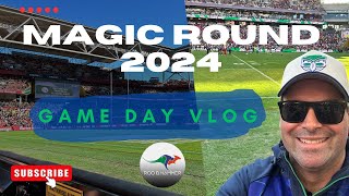 NRL Magic Round 2024  Warriors vs Panthers  Roo’s Game Day Vlog [upl. by Attennot]