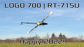 LOGO 700  RotorTech 715 Ultimate  New Years Low RPM [upl. by Einial931]