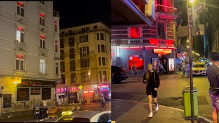 Frankfurt Germany Nightlife 🇩🇪 Red Light District 🔥 Nightclubs 🌃 Walking Full Tour [upl. by Harelda]