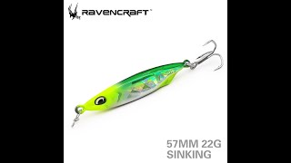 RAVENCRAFT YY22 YY16 Metal Jigging lure [upl. by Nabru]