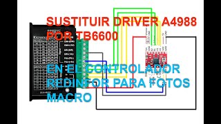 SUSTITUIR DRIVER A4988 POR TB6600 [upl. by Boru186]