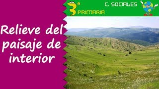 Ciències Socials 3r Primària Tema 6 Relleu del paisatge dinterior [upl. by Xuaeb]