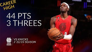 Jerami Grant 44 pts 3 threes vs Knicks 2223 season [upl. by Paul]