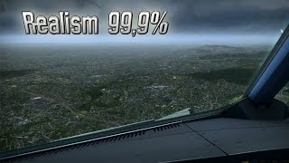 Extreme Graphics in Flight Simulator X Realism 999 [upl. by Nylhsoj]