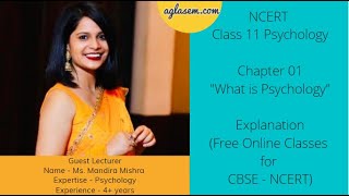 Class 11 Psychology Chapter 01 What is Psychology Free Online Classes for CBSE NCERT [upl. by Trow]